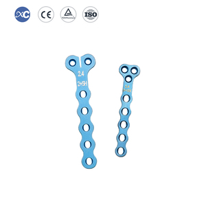 Placa de Bloqueo de Titanio Tipo T de 2.4 mm XC MEDICO - Implante Ortopédico Veterinario de Alta Calidad para Perros y Gatos Pequeños - Product Image 1