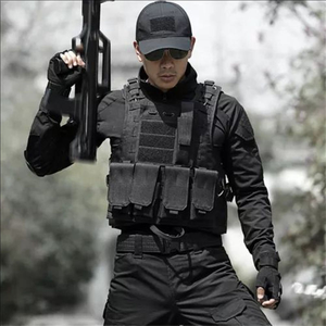 Gilet tactique de jeu en tissu Oxford tendance, imperméable, avec fermeture éclair, sac gilet tactique universel pour le terrain de CS - Product Image 4