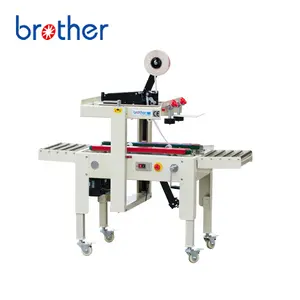 Broer Fxj4030d Semi-Automatische Kleine Kartonnen Verpakking Verzegelmachine Kartonnen Sealer Voor Kleine Doos