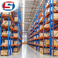 Système de rayonnage à poutres en acier robuste pour entrepôt industriel, capacité de 2000 kg par niveau, équipement de stockage, rayonnage à palettes sur mesure