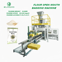 Ensacheuse à bouche ouverte pour poudre avec remplisseur à vis sans fin automatique, capacité 10-50 kg