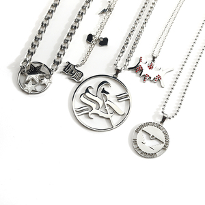 Collares de acero inoxidable personalizados para niños, collares a la moda para mejores amigas, <span class=keywords><strong>2022</strong></span> - Product Image 1