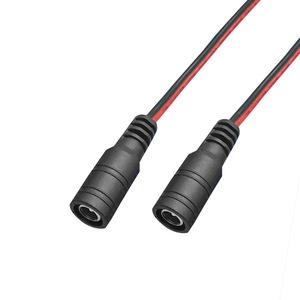 JFS DC5521 Non Locking Connector 2468 22 AWG Power Cord With Sheath For LED Aerial Connection - Product Image 1