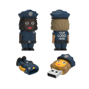 Clé USB personnalisée en PVC pour agent <span class=keywords><strong>de</strong></span> <span class=keywords><strong>police</strong></span>, best-seller |   Promotions et cadeaux d'entreprise sur le thème du droit - Product Image 6