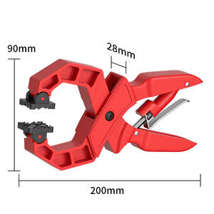 Abrazaderas de resorte ajustables de grado industrial de 8 pulgadas (200 mm) con diseño de liberación rápida para bricolaje, herramienta de carpintería con palanca de sujeción de trinquete - Product Image 6