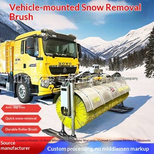 Cepillo Rodante para Quitar Nieve del Coche, Equipo de Eliminación de Nieve para Carreteras en Invierno, Quitanieves para Carreteras - Product Image 1