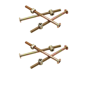 M6 M8 connexion <span class=keywords><strong>de</strong></span> meubles vis à tête creuse en acier au carbone boulons écrous nickelés pour planches <span class=keywords><strong>de</strong></span> bois plans <span class=keywords><strong>de</strong></span> <span class=keywords><strong>travail</strong></span> <span class=keywords><strong>de</strong></span> cuisine - Product Image 2