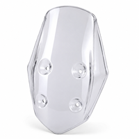 Protection d'écran de pare-brise en acrylique souple et imperméable pour moto Davidson Soft Tail Fat Bob 107 Fxfb 2018-2019