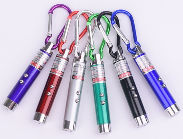4 in 1 Red Laser Pointer Flashlight Laser Funny Cat Stick New Cool With White Led Light Children Play Cat Toy