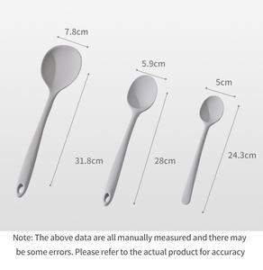 बड़ी नॉन स्टिक बेस्टिंग टेनीसिल सिलिकॉन मिक्सिंग चम्मच स्पुटुला स्क्रैपर्स रसोई के लिए चम्मच - Product Image 6