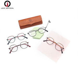 Monturas de <span class=keywords><strong>Gafas</strong></span> Metálicas de Acero Inoxidable para Mujer, con Logotipo Personalizado, Modernas, <span class=keywords><strong>Precio</strong></span> Económico, Venta al Por Mayor de Fábrica 2026 - Product Image 2