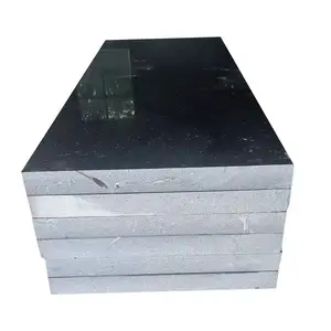 Polished China Black Sapphire Star Granite Slabs Tile Stair Step Customized Sizes