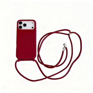 Étui <span class=keywords><strong>avec</strong></span> <span class=keywords><strong>cordon</strong></span> lisse personnalisé pour <span class=keywords><strong>iPhone</strong></span> 17 17promax 17pro, lanière antichoc en TPU, bandoulière, couverture de téléphone, <span class=keywords><strong>protection</strong></span> - Product Image 4