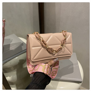 Sac à bandoulière carré élégant et tendance pour femme d'affaires, petit format, avec deux fermetures éclair, collection été 2025 - Product Image 4