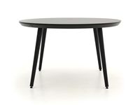 Table et chaises de restaurant en tissu imperméable mobilier d'extérieur en métal ensemble de salle à manger pour hôtel grands fauteuils de jardin avec table