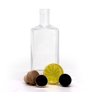 Meilleur <span class=keywords><strong>prix</strong></span> d'usine 500ml 700ml 750ml forme carrée verre rhum whisky <span class=keywords><strong>gin</strong></span> liqueur bouteilles en verre avec liège - Product Image 5