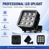 Projecteur PAR d'extérieur professionnel en aluminium et fer, étanche IP65, RGBW 4-en-1, RGBWA+UV 6-en-1 en option, idéal pour les soirées disco et événements