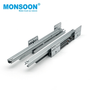 Glissières de tiroir modernes à double paroi en métal pour meubles de cuisine, système de tiroirs blanc à fermeture douce Multbox-High - Product Image 3