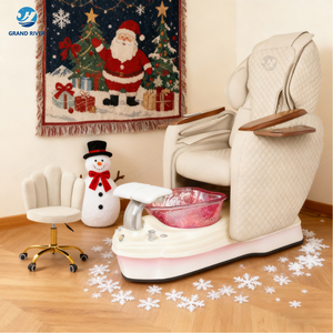 Moderner Luxus Bestseller Pediküre-Massagesessel Fuß-Spa OEM Einstellbare Farbe Vibration für Nagelstudio - Product Image 5