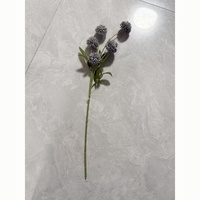 Fleurs artificielles miniatures 5 têtes en forme de boule de ping-pong, pissenlit et chrysanthème pour l'automne, pour la maison, la table, l'entrée et les mariages