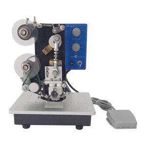 Wettbewerbs fähiger Preis Mini Halbautomat ische Heißpräge-Datums codierung maschine - Product Image 1