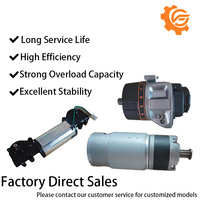 Nouveau moteur réducteur à vis sans fin à couple élevé DC 28,8 V à double sortie d'arbre pour brosse rotative de robot aspirateur Chine