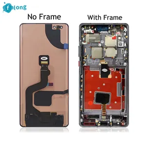 100% נבדק 6.76 ''AMOLED LCD עבור Huawei Mate 40 פרו NOH-NX9 תצוגת מסך מגע Digitizer עצרת