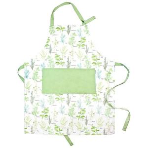 Wholesale Custom Printed Logo Women's 1 Pocket Adjustable Cotton Bib <b>Kitchen</b> <b>Apron</b> - Product Image 1