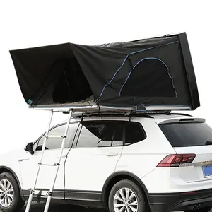 더블 데커 지붕 텐트 캠핑 방수 알루미늄 SUV 야외 옥스포드 알루미늄 합금 좋은 탑 빠른 자동 개방> 3000 mm