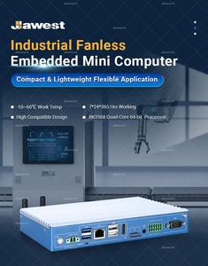 Chứng nhận công nghiệp Mini <span class=keywords><strong>PC</strong></span> DDR4 RAM hoàn toàn nhôm chống bụi máy tính để bàn hộp máy tính nhúng <span class=keywords><strong>PC</strong></span> 12-36V DC đầu vào rung sốc - Product Image 2