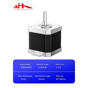 มอเตอร์สเต็ปเปอร์ข้ามพรมแดน 42 ตัว <span class=keywords><strong>NEMA17HS4401</strong></span> มอเตอร์ดีซีขนาดเล็กสำหรับเครื่องพิมพ์ 3 มิติ ความเร็วสูง เงียบ - Product Image 3