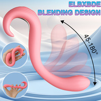 Flexibler, starker Vibrator mit Batteriebetrieb, G-Punkt-Vibrator aus weichem Silikon, Klitoris-Vibrator, Sexspielzeug für Frauen