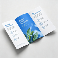 Impression offset économique de brochures pliées en 4, dépliants, prospectus et livrets sur mesure