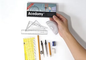 Nouvel ensemble de papeterie scolaire de haute qualité, 13 pièces, ensemble de géométrie en métal pour dessin technique, compas et crayons pour le traçage de cercles - Product Image 4