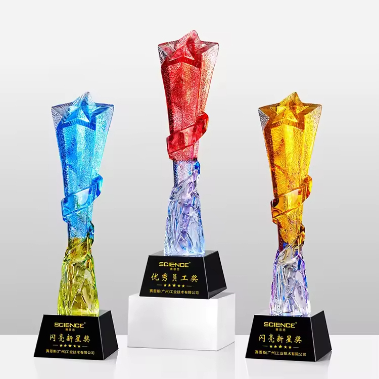 Personalized Custom Large Crystal Trophy 3D