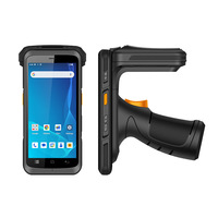 RF550 5.5 Inci IP67 Perangkat Genggam Tangguh Android13 MT6762 Pembaca RFID UHF Jangkauan Jauh 4GB RAM 64GB ROM Baterai Ganda Pengisian Cepat 18W