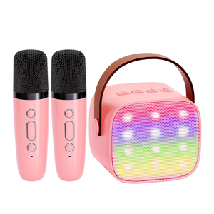 Rgb P2 Mini Karaoke Loa Với Tay Cầm Di Động Mic Đầu Vào Cho Gifting Đảng Những Dịp Tương Thích Với Máy Tính Điện Thoại Di Động - Product Image 1