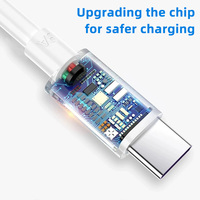 Le fabricant expédie les meilleures ventes de câbles de données ABS 1m 2m USB Type-C 3A Type-C Câble de charge rapide Câble Android