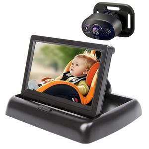 Bé Xe Máy Ảnh HD Xe Màn Hình bé với 4.3 inch hiển thị cho phía sau phải đối mặt với dễ dàng cài đặt tầm nhìn ban đêm - Product Image 1