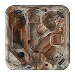 MEXDA Chúng Tôi Acrylic Lớn Bồn Tắm Nước Nóng Hồ Bơi Spa Ngoài Trời Xoáy Nước Massage 6 Người Bồn Tắm WS-298D - Product Image 1