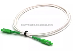 Cordon de raccordement pour jarretière à fibre optique blanche 1.5m 2m 3m 3.5m SCAPC G657a2 pour équipement optique 3mm pour utilisation FTTH - Product Image 2