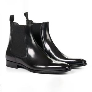 รองเท้าบูทหุ้มข้อสั้นหนังวัวสำหรับผู้ชายรองเท้าบูท <span class=keywords><strong>Chukka</strong></span> แบบทางการรองเท้าสี่เหลี่ยมสไตล์อิตาลีไซส์ใหญ่พิเศษจากโรงงาน - Product Image 6