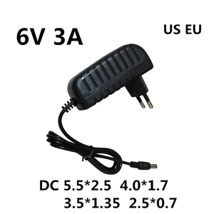 Carregador, ac 110-240v para dc 6 v 0.5a 1a 2a 3a, interruptor universal, fonte de alimentação, adaptador de volt, para <span class=keywords><strong>monitor</strong></span> de pressão arterial <span class=keywords><strong>omron</strong></span>, m2, <span class=keywords><strong>m3</strong></span>