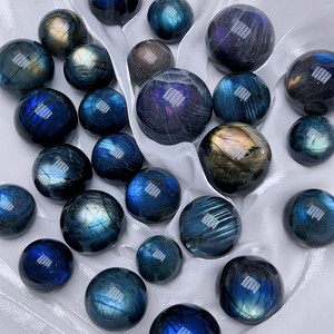 Venda quente Natural de Alta Qualidade Cristais <span class=keywords><strong>Labradorite</strong></span> Esfera Pedra Bola para Home Decor Presentes Energia Cura Outros Artesanato De Cristal - Product Image 3