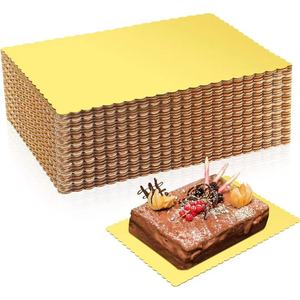 Hình chữ nhật Bánh Hội Đồng Quản trị vỏ sò bánh bảng tráng miệng cơ sở quý tấm hình chữ nhật bánh cơ sở cho pizza, bánh ngọt thực phẩm khay - Product Image 1