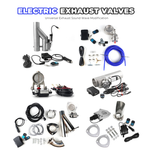 Kit Universale di Valvole di <span class=keywords><strong>Scarico</strong></span> Elettriche 12V con Telecomando per BMW - Product Image 5