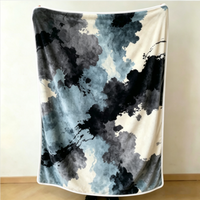 Personalized Printed Winter Baby Blanket Warm Minky Throw for Bed Sofa Throw Custom Printed Blankets