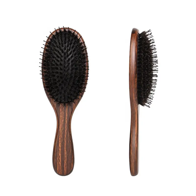 2024 usine bois de hêtre naturel Air Bag coussin peigne Anti statique Massage bois peigne cheveux bouclés peigne brosse cheveux bouclés cheveux cheveux bouclés