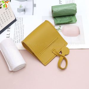 Nuevo Dispensador de Bolsas para Excremento de Perro, Reutilizable, Clásico, de Cuero PU, Portátil, para Uso en Exteriores - Product Image 3