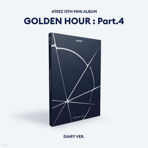 ATEEZ Golden Hour Part.4 Mini Album A Ver Diary Ver Z Ver CD musical Pop Coréen Couverture en papier - Product Image 4